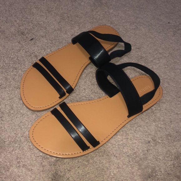 Forever 21 Shoes - Black and tan sandals
